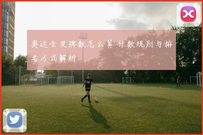 奥运会奖牌数怎么算 计数规则与排名方式解析